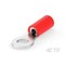 Te Connectivity Ring Terminal, #8 Stud Size, 16 AWG, 600 V, Vinyl Insulated, Red 2-34148-1 - alternate 1